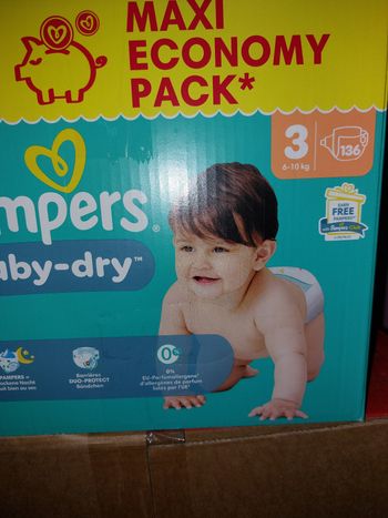 Couche pampers baby dry taille 3