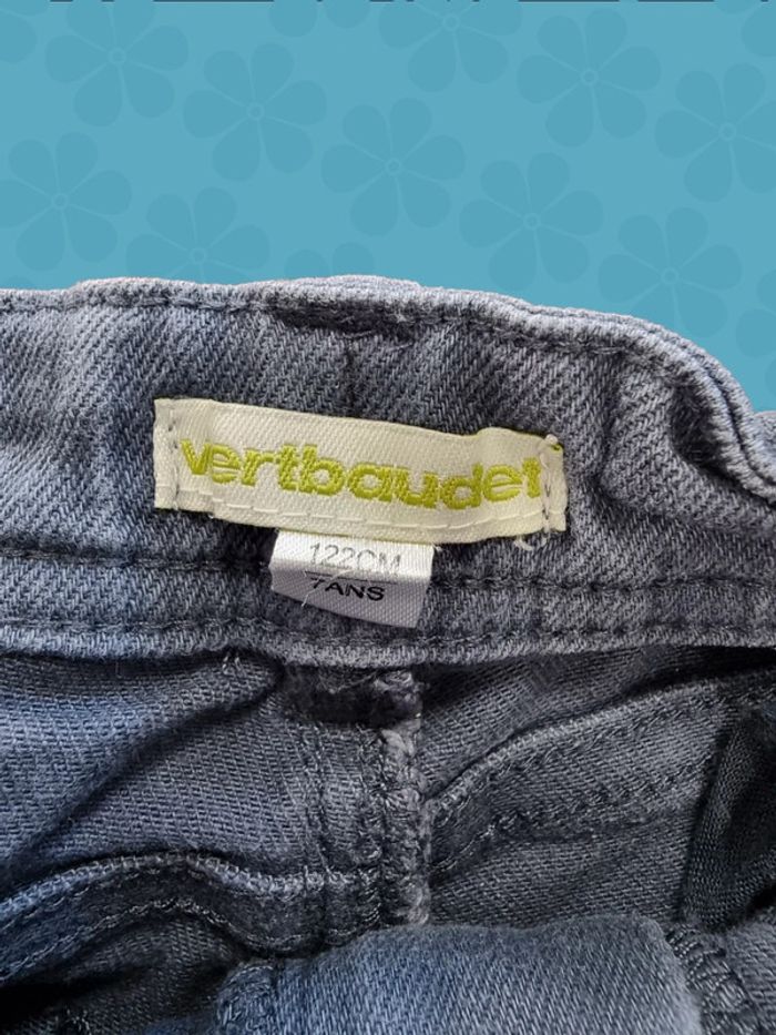 Vertbaudet jeans gris * 7 ans * - photo numéro 3
