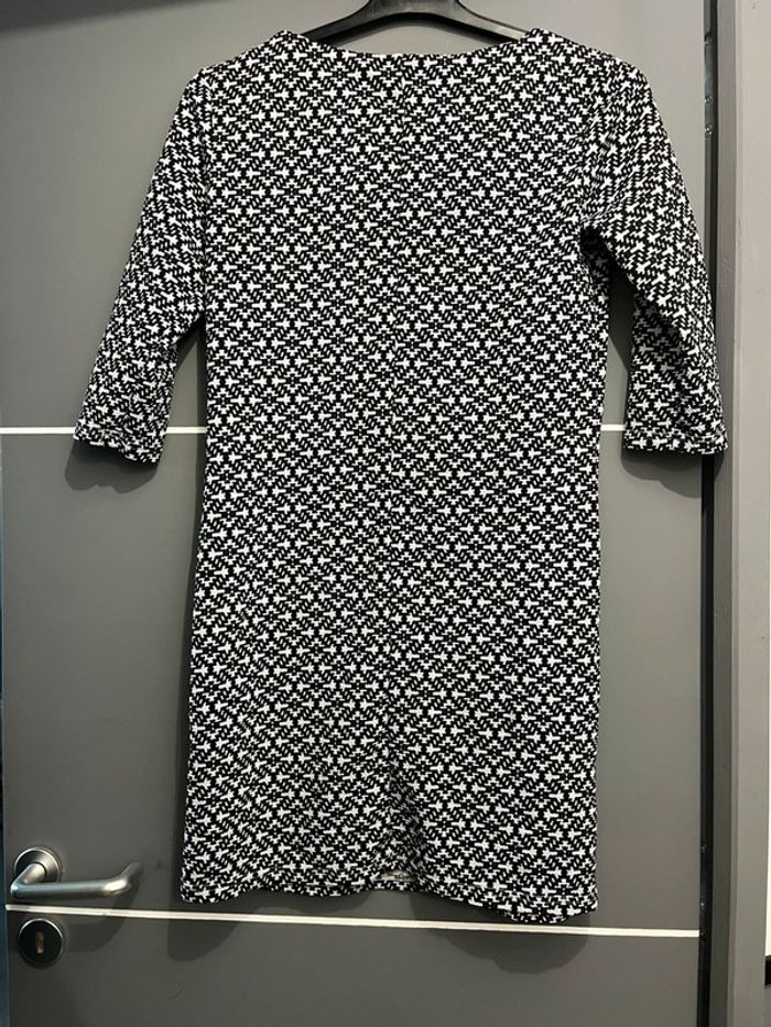 Robe droite femme M 38 motifs noirs et blancs - photo numéro 5