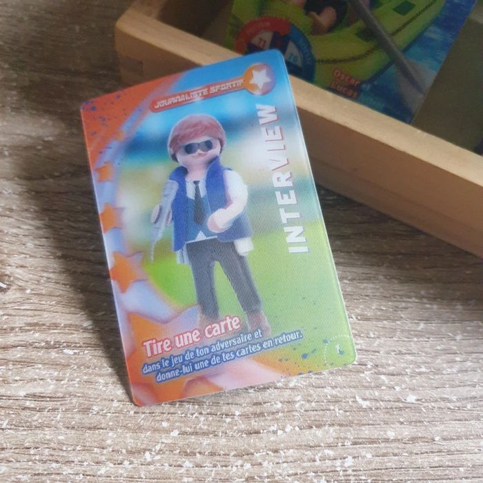 ⭐ Cartes a reflet 3D playmobil " Le monde du sport " Carrefour 2021 #emyfleury_cartes - photo numéro 3