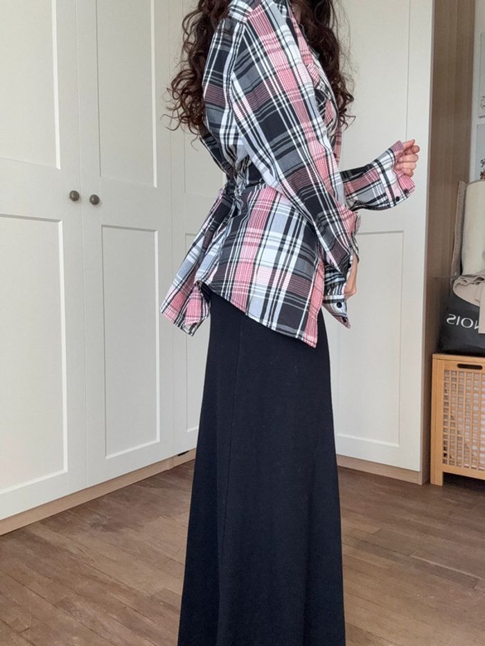 Chemise vintage oversize carreaux - photo numéro 3