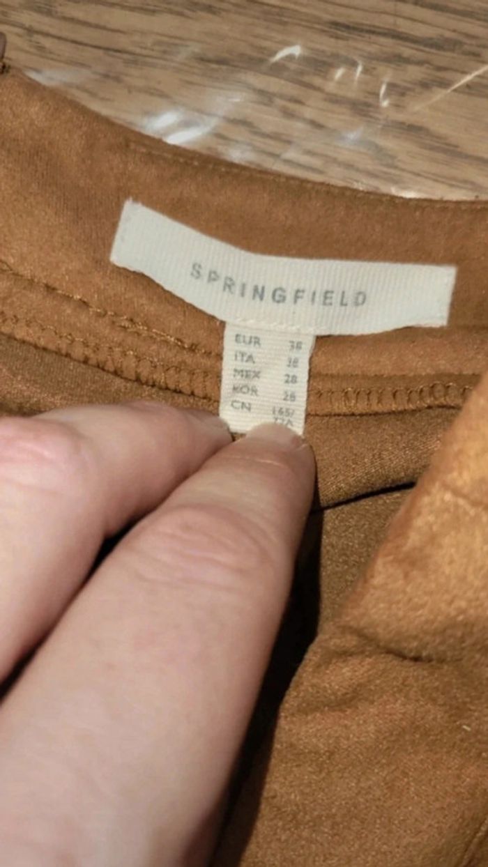 Jupe short touché peau de pêche Springfield 38 - photo numéro 3