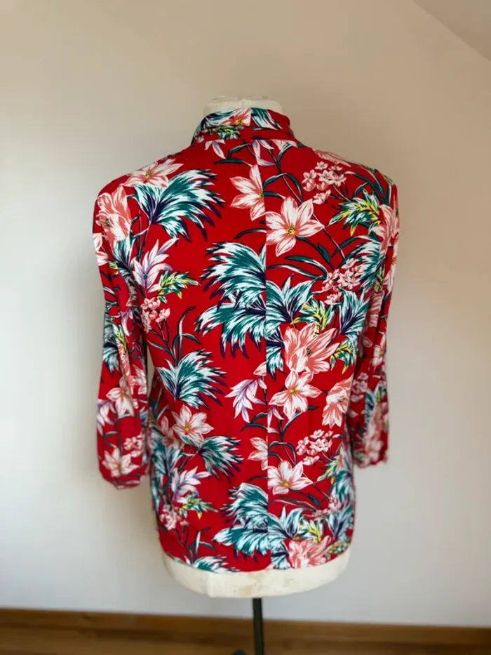 Superbe Veste fleuri fluide Promod 40 🌸 40 L - photo numéro 5