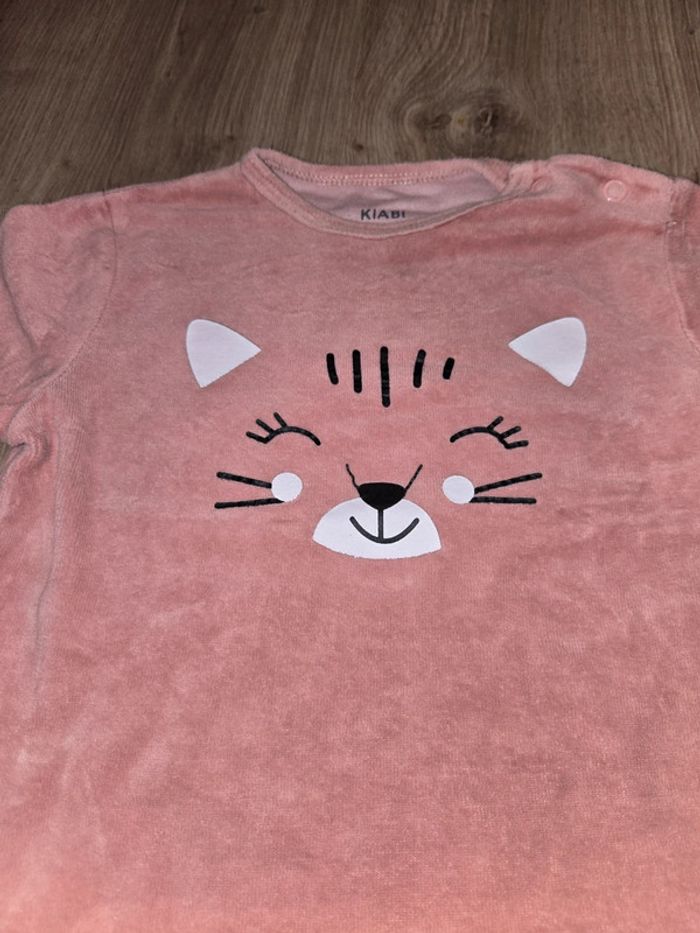 Lot de 2 haut de pyjamas fille 12 mois - photo numéro 4