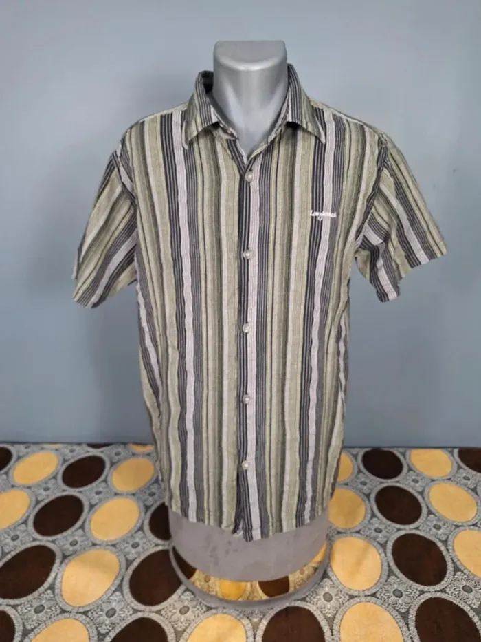 chemise manches courte longboard / homme taille XL / brodé (414)