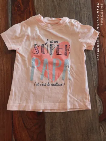 T shirt "j'ai un super papa"