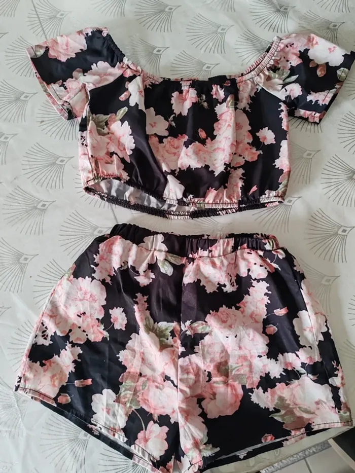 Ensemble short + crop top 6 ans