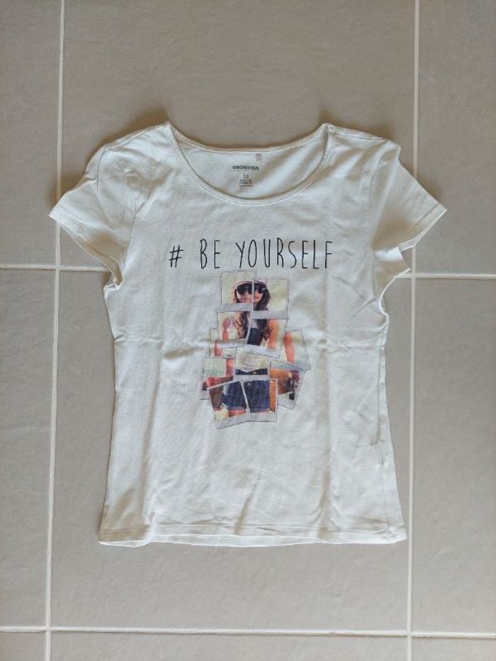 T-shirt manches courtes Orchestra taille 14 ans