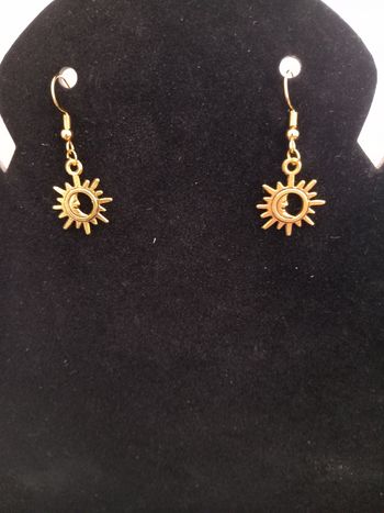 Boucles d'oreilles soleil