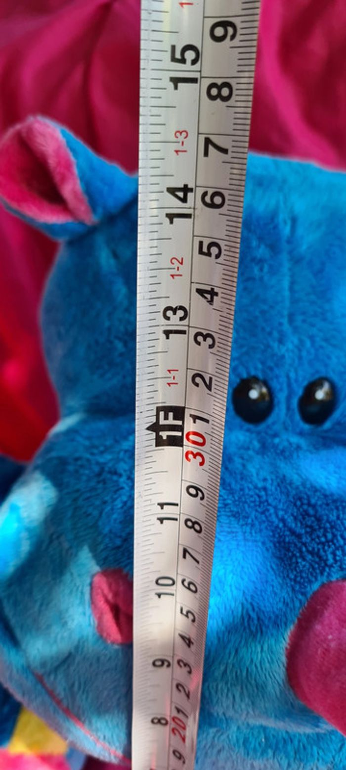 Hippopotame Géant ! bleu multicolore Logitoys - photo numéro 8