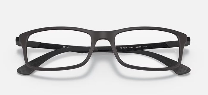 Monture Mat Noir Optique Rayban RB 7017 5196 54 - 145mm Nouvelle