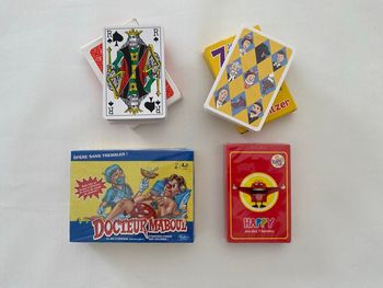 Lot de 4 jeux de cartes