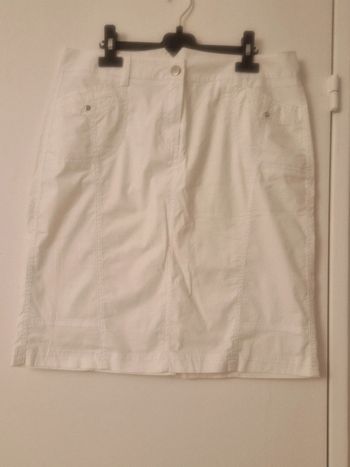 Jupe blanche, 42, neuve