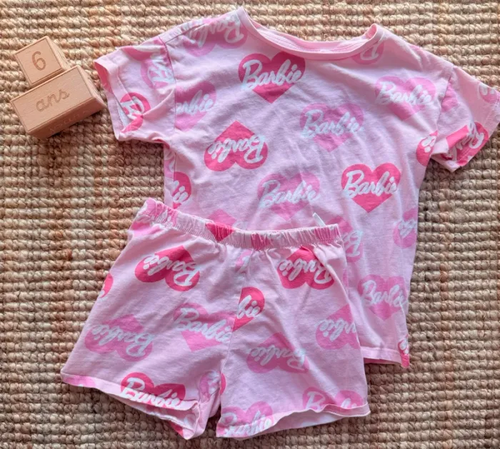 Pyjashort Barbie 6ans / 116cm