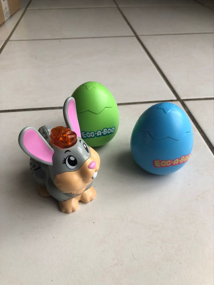Oeuf de paque et lapin sonore