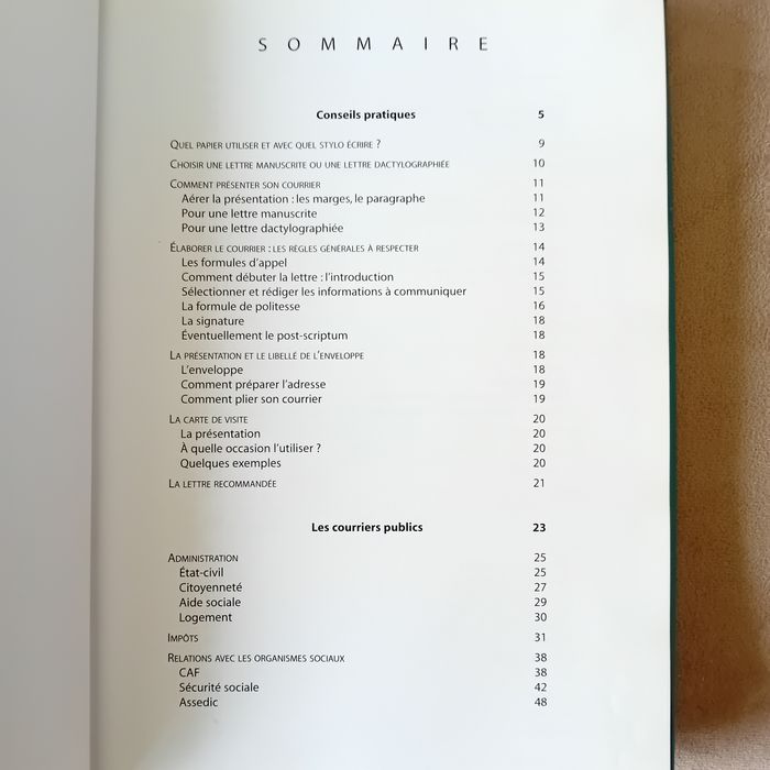 Faby27800 Livre : 365 lettres pour la vie de tous les jours 223 pages - photo numéro 2
