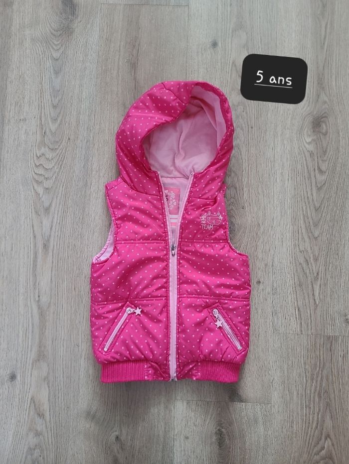 Blouson sans manche 5 ans