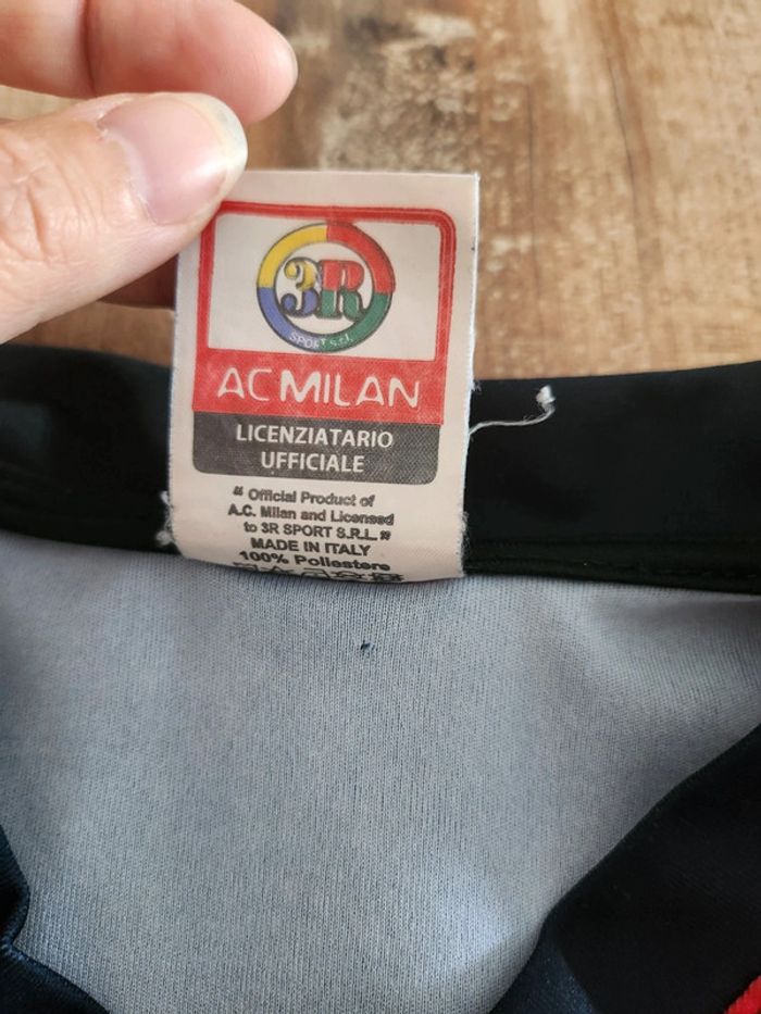 Maillot de foot ACM Milan 1899 28 Bonaventura excellent état 10 ans - photo numéro 4