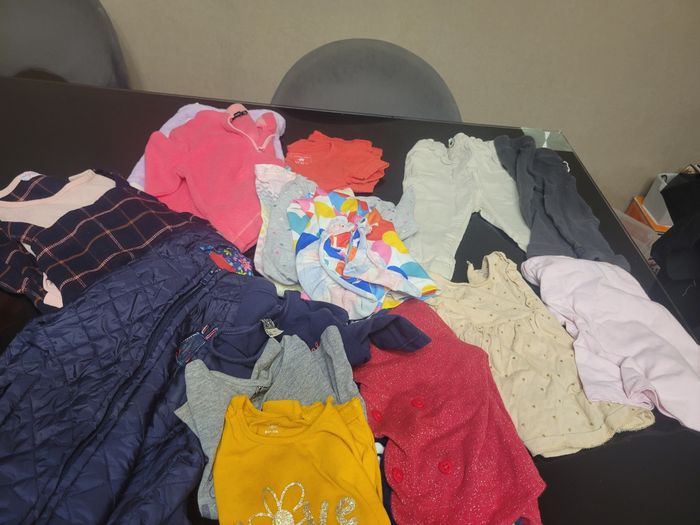 Lot fille 18 24 36 m 16 pièce