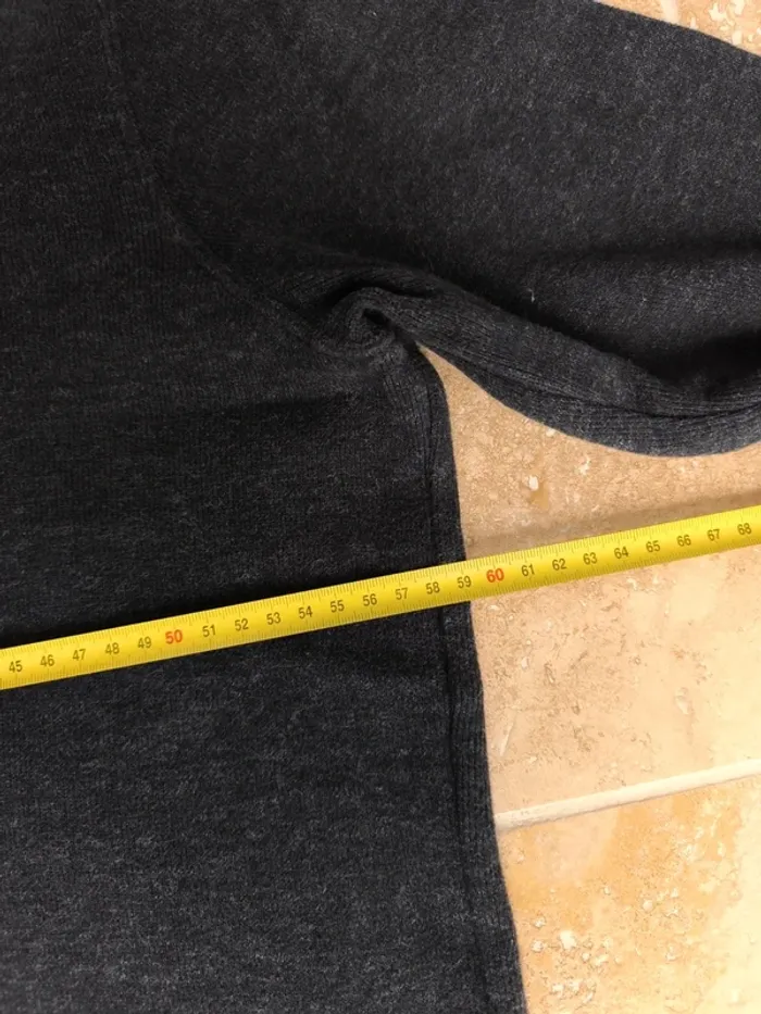 Pull quart zip camionneur gris foncé logo vert Ralph Lauren homme L excellent état - photo numéro 10
