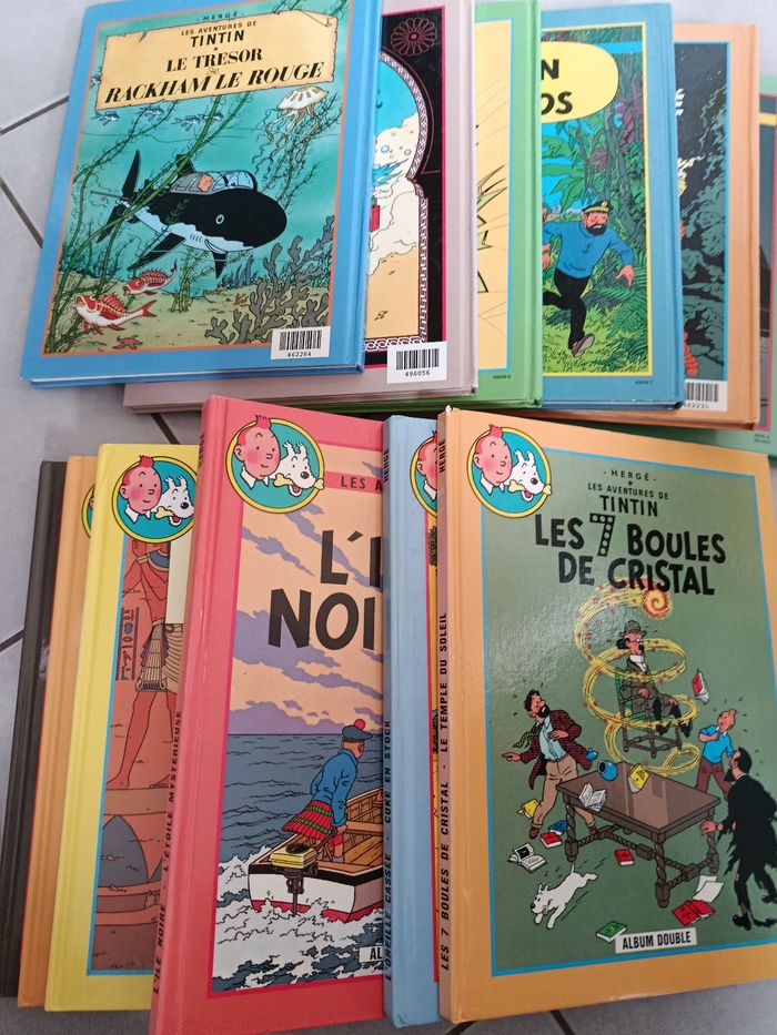 Lot 12 BD Tintin Album Double Hergé - photo numéro 4