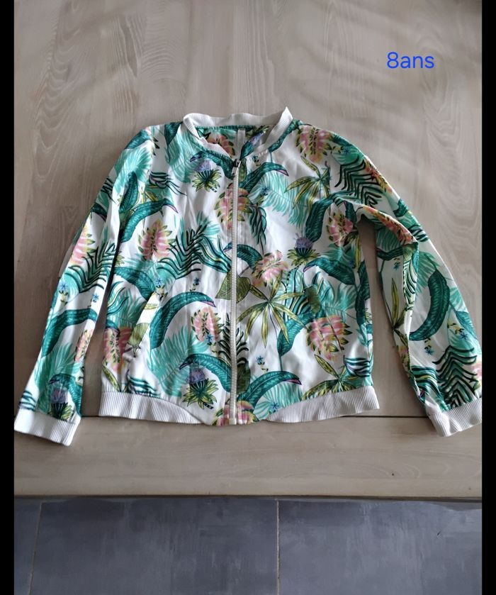 Gilet zippé fille