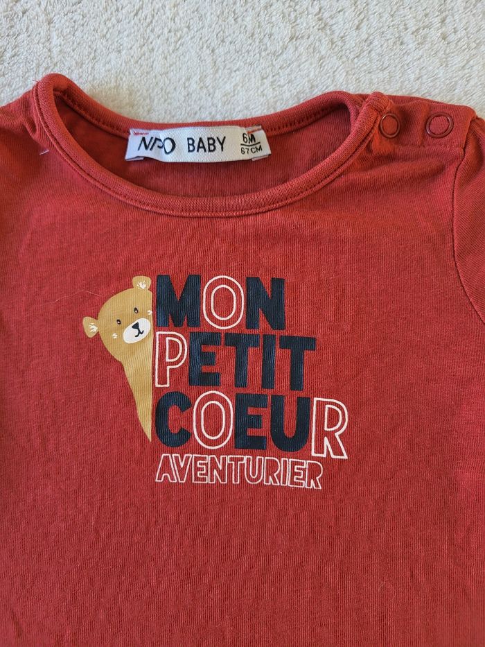 T-shirt 6 mois - photo numéro 2