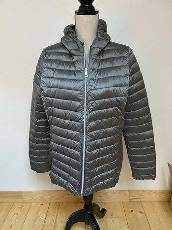 Doudoune gris métallisé -taille 40/42
