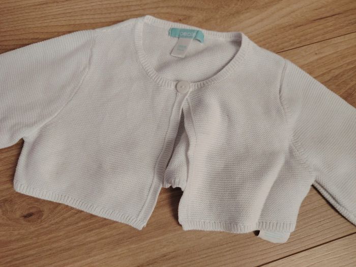 Gilet court blanc - photo numéro 2