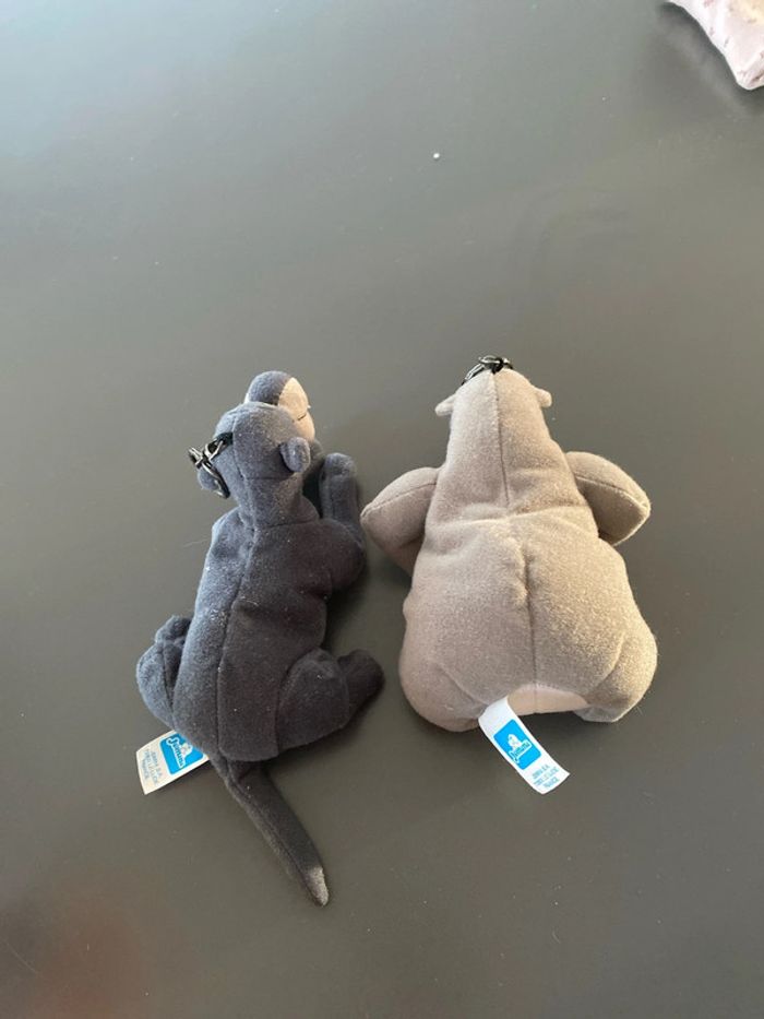 Lot de 2 peluches porte clé le livre de la jungle - photo numéro 2
