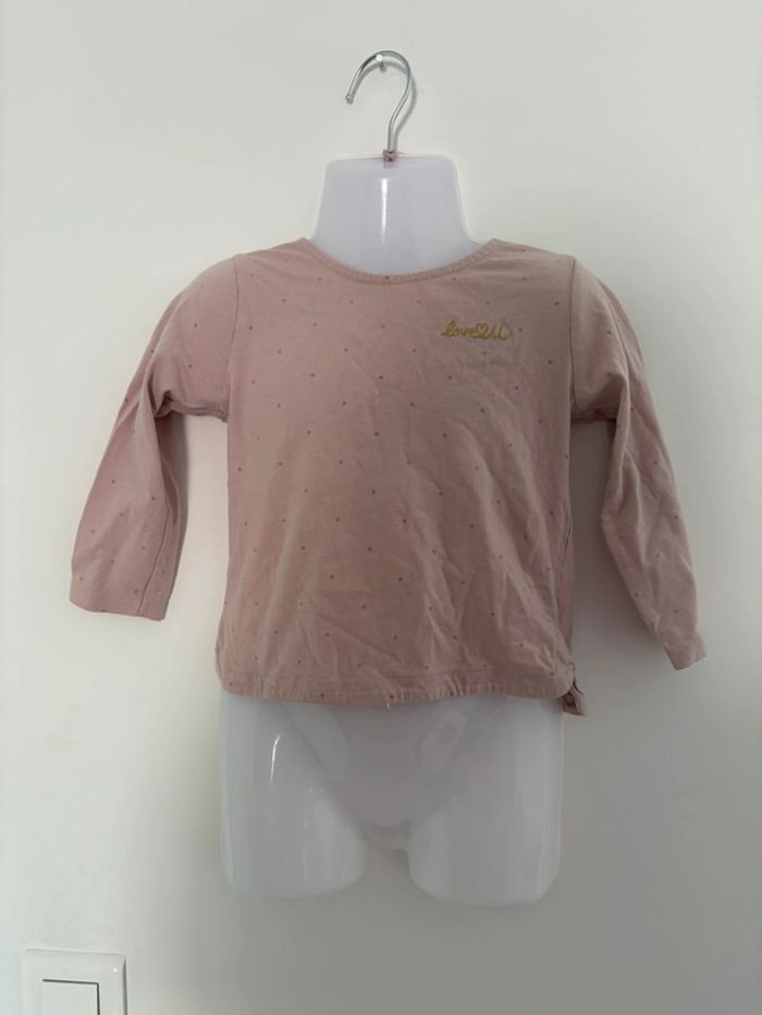 👕 T-shirt bébé fille KIABI - Taille 24 mois 👶