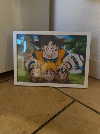 Cadre dragon ball mangas 