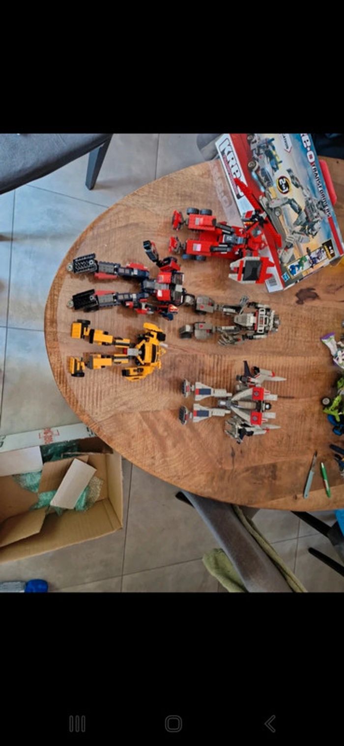 Lot de transformers hasbro kre-o