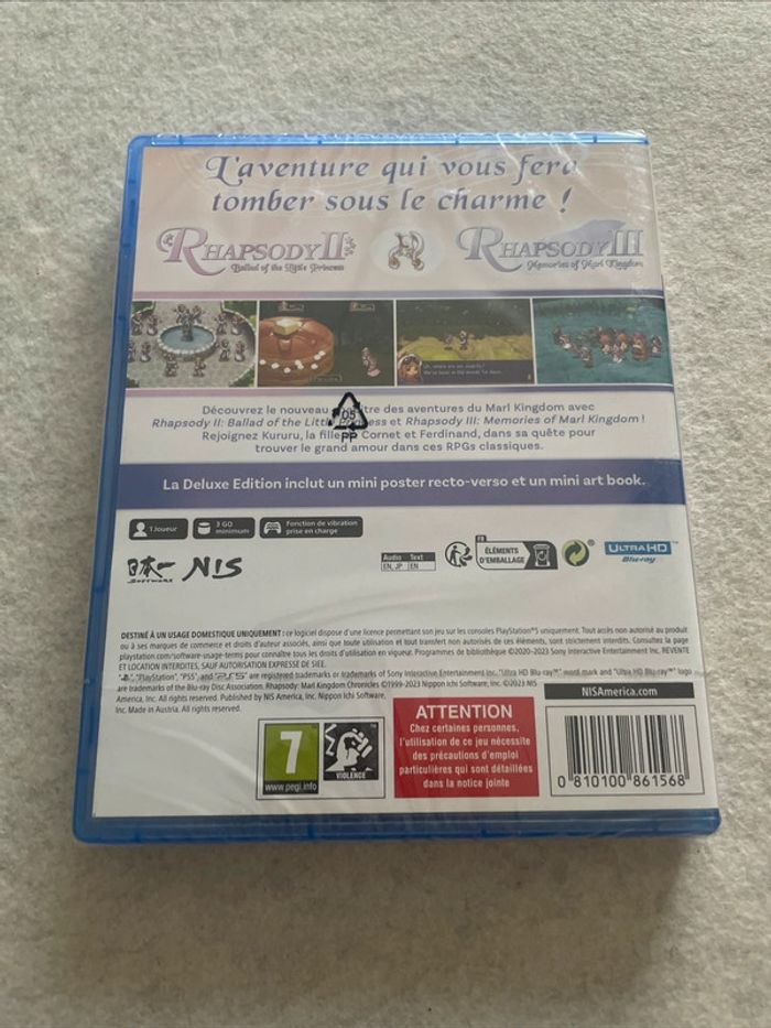 Rhapsody Marl Kingdom Chronicles Deluxe Edition Jeu PS5 FR - photo numéro 2