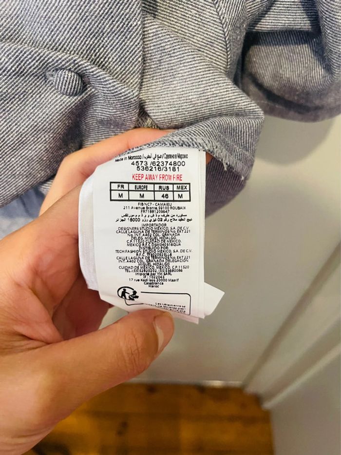 Chemisier Camaïeu – Taille M – Mélange Lin/Viscose/Coton - photo numéro 6