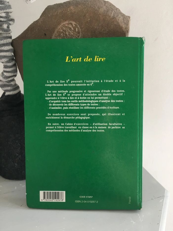 Livre Collection l’art de lire 5eme - photo numéro 3