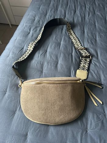 Sac à bandoulière kaki/marron