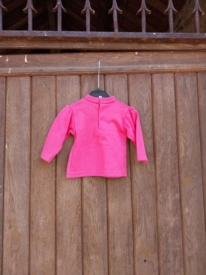 Sous pull bébé fille 6 mois Miss cutie - photo numéro 2