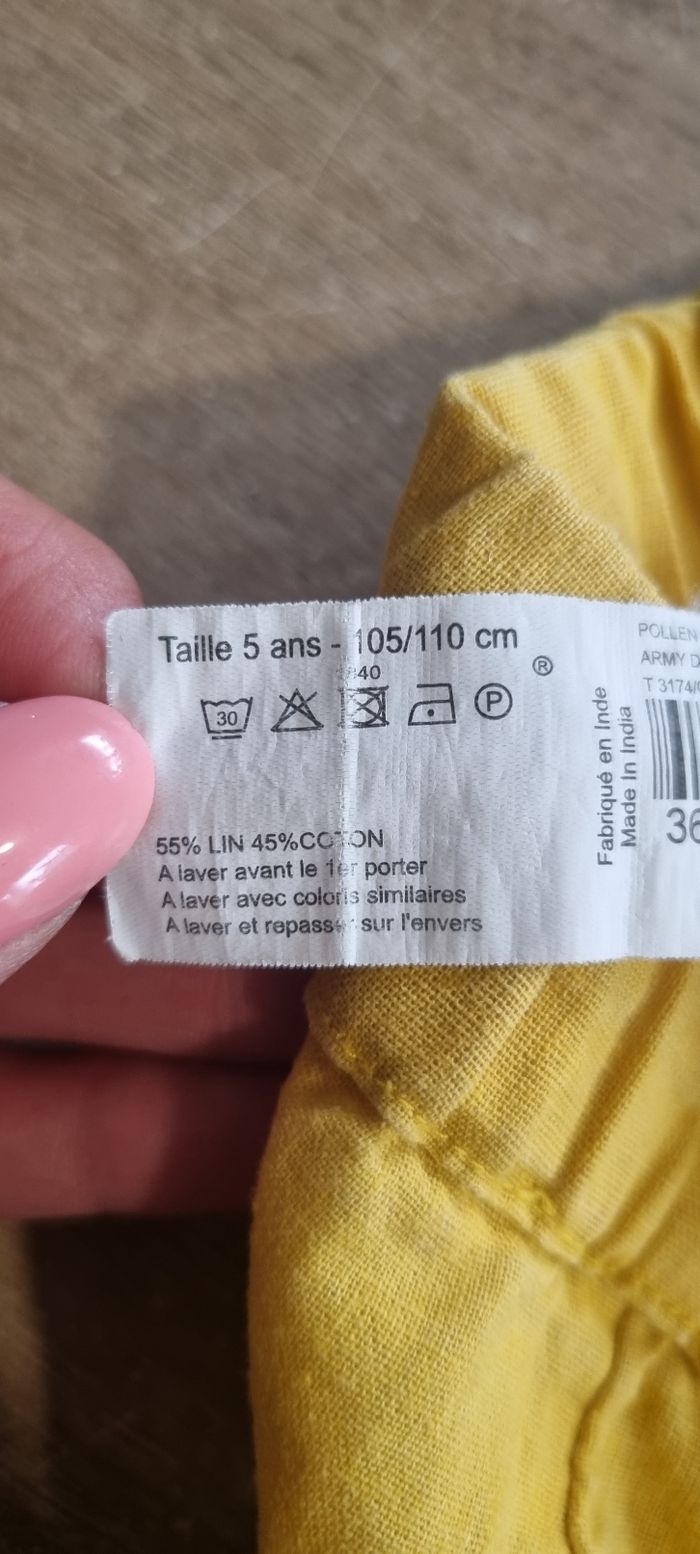 Short en lin Monoprix 5 ans 🌸 - photo numéro 5