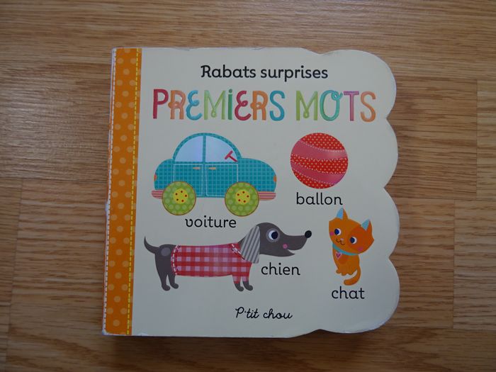 Livre à rabats - Premiers Mots