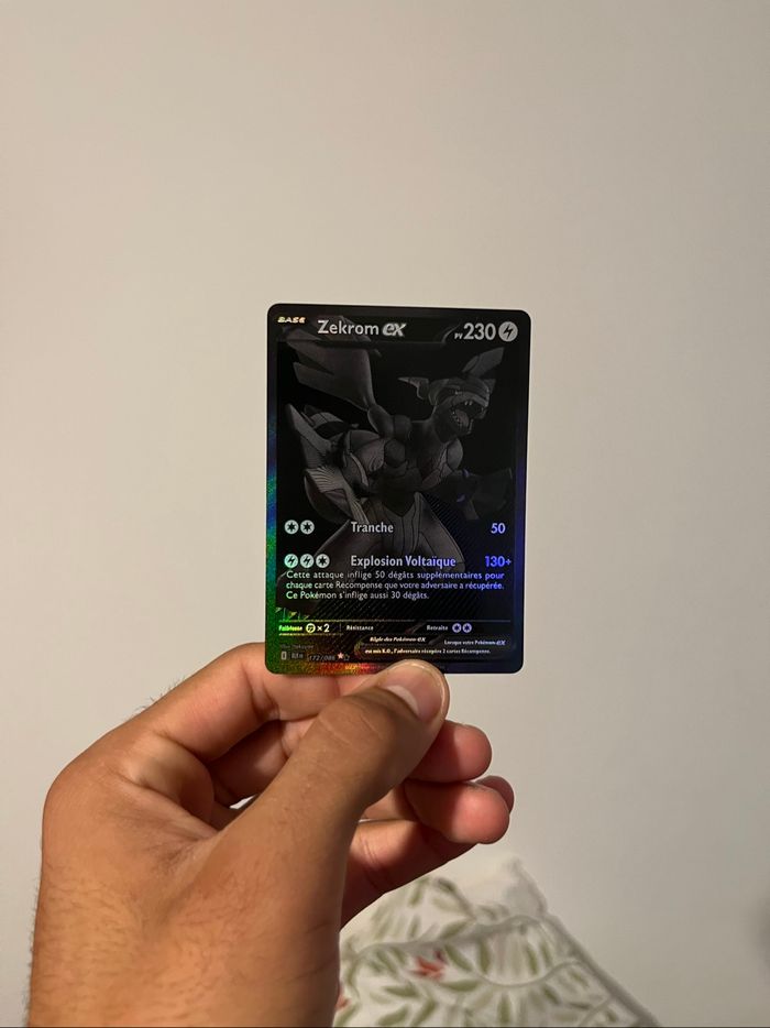 Carte Pokémon Zekrom 172 BWR - photo numéro 3