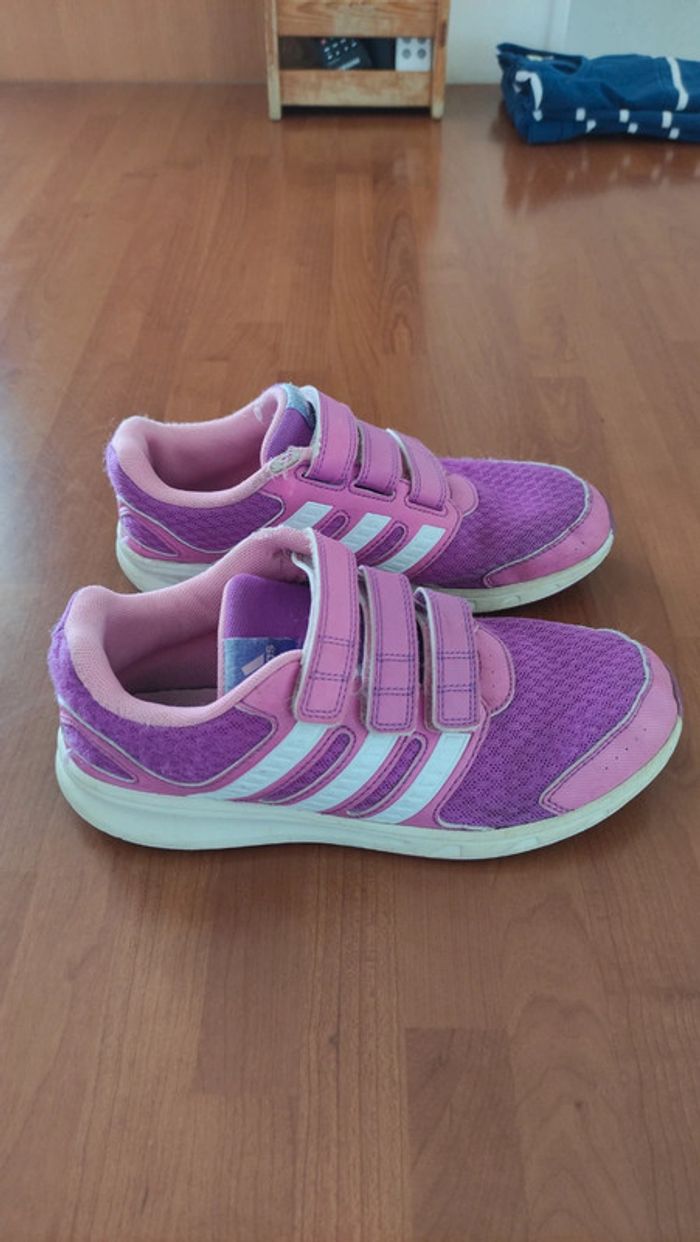 Baskets tissu adidas pointure 34 - photo numéro 11