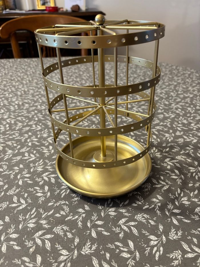 Porte-bijoux doré Flying Tiger, neuf sans étiquette