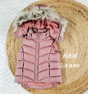 Doudoune sans manches h&m 2/4 ans