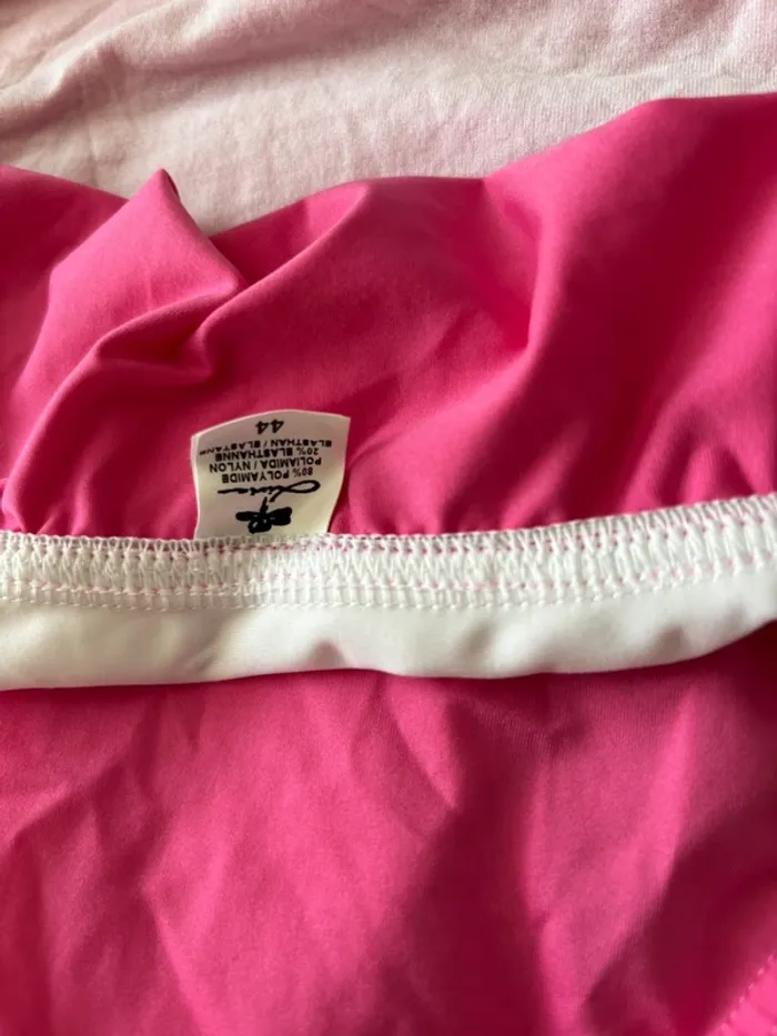 Maillot de bain 2 pièces Livia rose blanc 44 - photo numéro 5