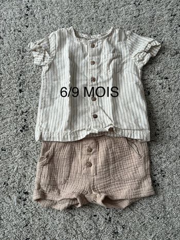 Ensemble garçon 6/9 mois