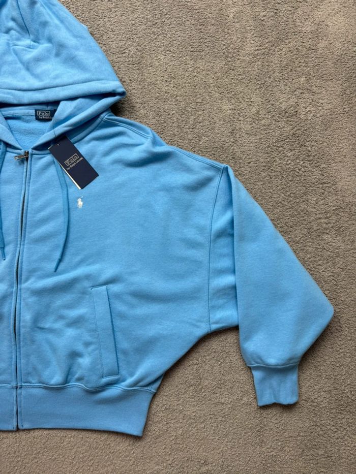 Gilet Ralph Lauren bleu clair taille S - photo numéro 3