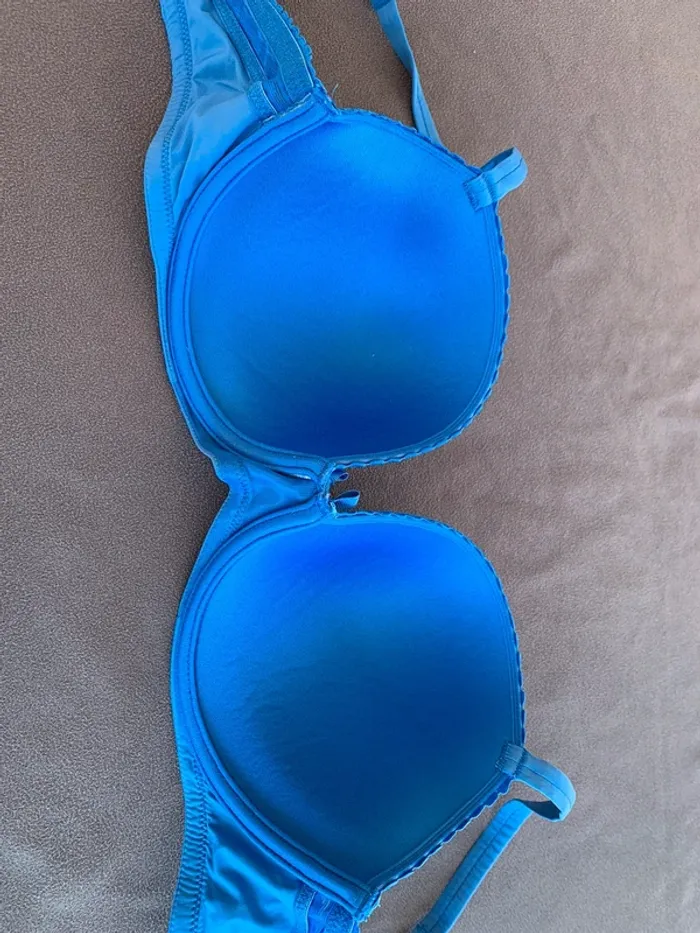 Soutien-gorge Princesse TamTam 90D bleu roi - photo numéro 4