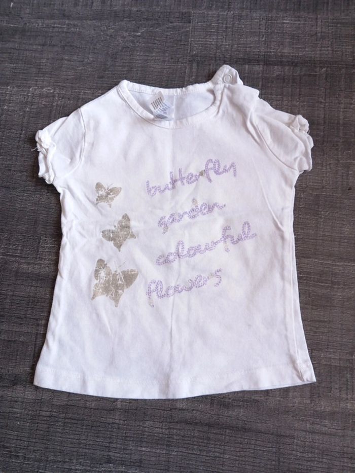 T-shirt taille 74cm 9mois c&a - photo numéro 1