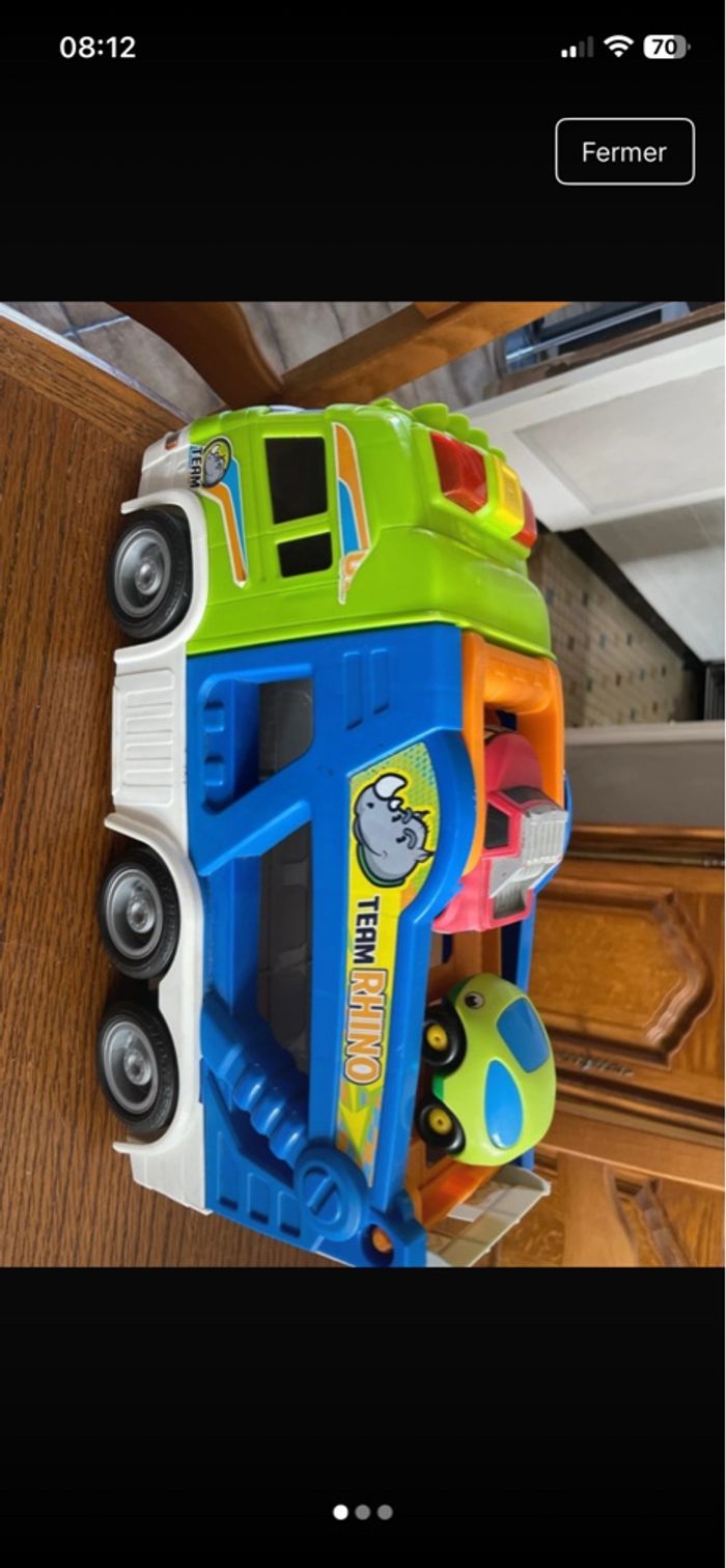 Camion porte voitures team rhino - photo numéro 2